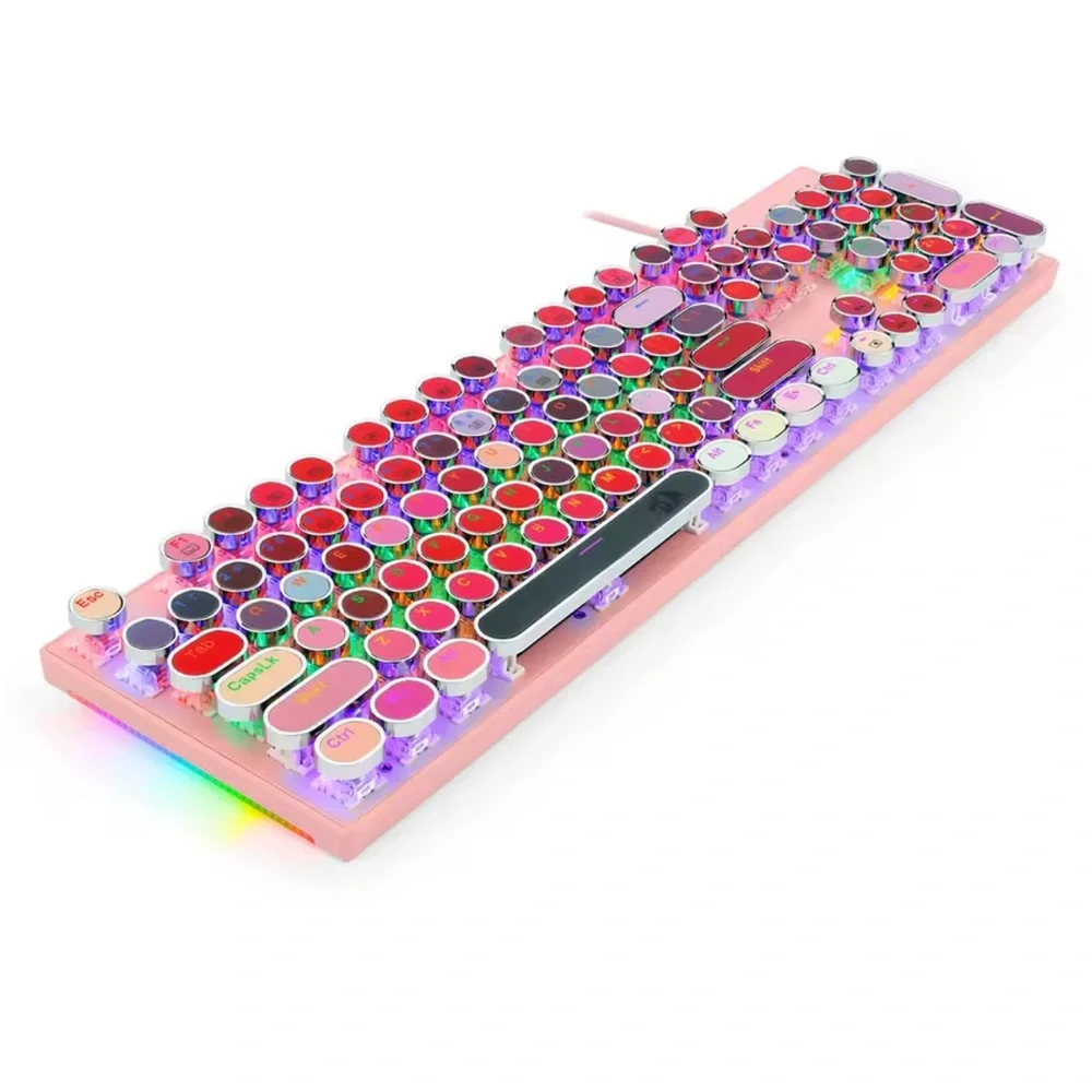 RedRagon K228 Punk Mechanical Keyboard Blue Switch 104 Keys USB Wired